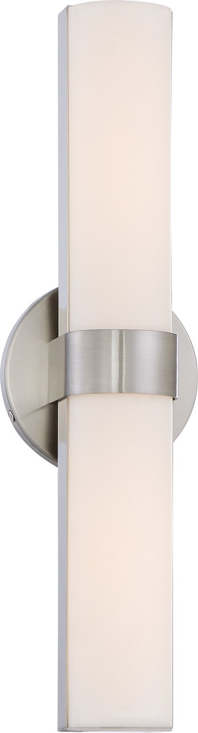 Bond 2-Light 18" LED Bath Vanity Light in Brushed Nickel