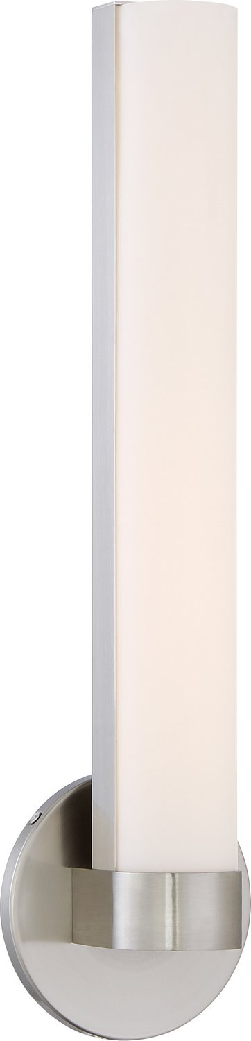 Bond Large LED Bath Sconce in Brushed Nickel