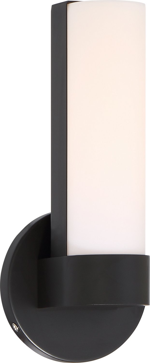 Bond Small LED Bath Sconce in Aged Bronze