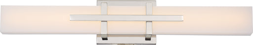 Grill Double LED Wall Sconce in Polished Nickel
