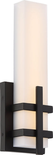 Grill LED Bath Sconce in Aged Bronze