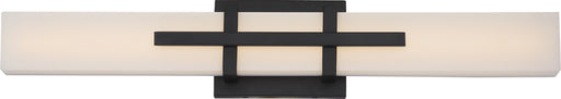 Grill Double LED Wall Sconce in Aged Bronze