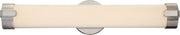 Loop 24" LED Bath Vanity Light in Brushed Nickel