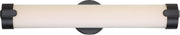Loop 24" LED Bath Vanity Light in Aged Bronze