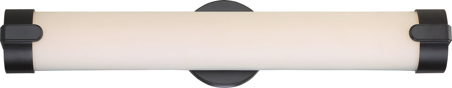 Loop LED Double Wall Sconce in Aged Bronze