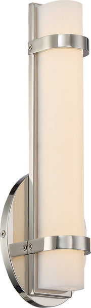 Slice LED Bath Sconce in Polished Nickel