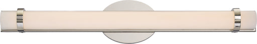 Slice LED Double Wall Sconce in Polished Nickel