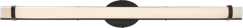 Slice 36" LED Bath Vanity Light in Aged Bronze
