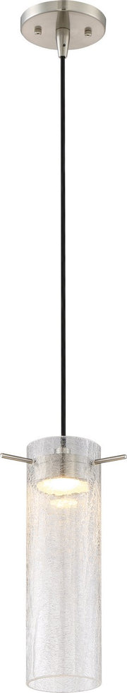 Pulse LED Mini Pendant in Brushed Nickel