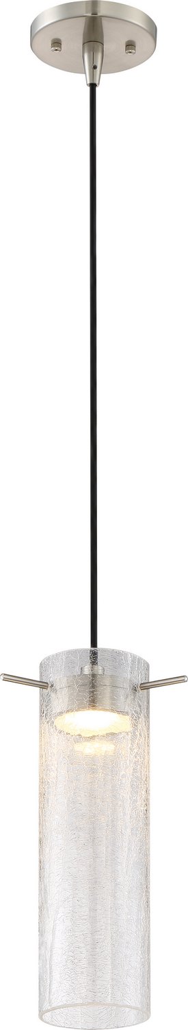 Pulse LED Mini Pendant in Brushed Nickel