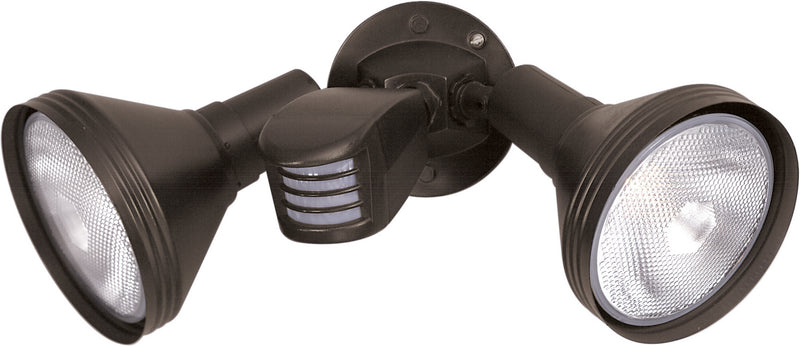 2 Light Par38 Floodlight in Bronze