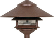 9.6" Outdoor Post Light, 7" Tall in Old Bronze