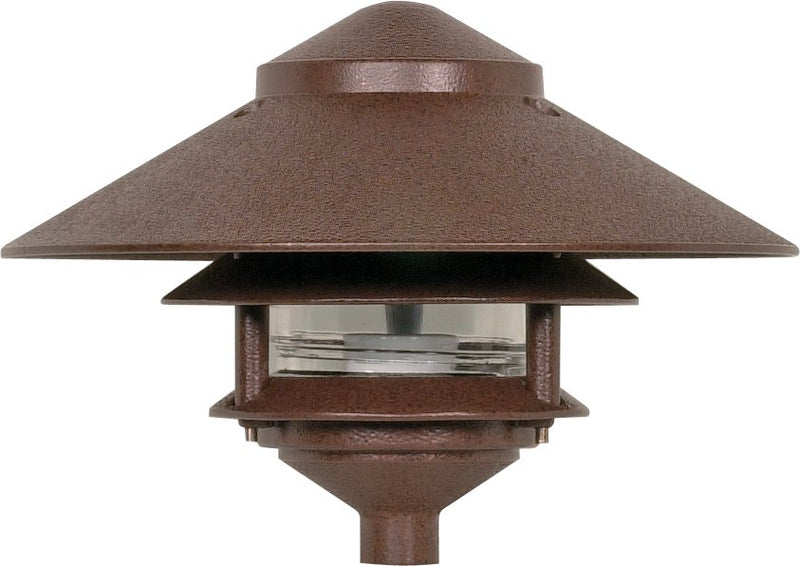 9.6" Outdoor Post Light, 7" Tall in Old Bronze