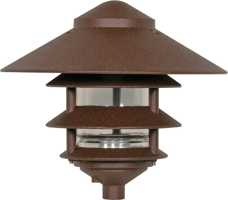 9.6" Outdoor Post Light, 8.6" Tall in Old Bronze