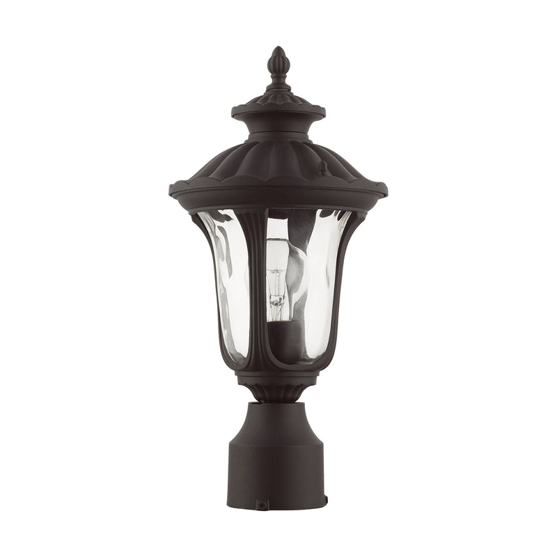 Oxford Small Outdoor Post Light in Bronze