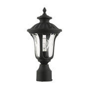 Oxford Small Outdoor Post Light in Textured Black