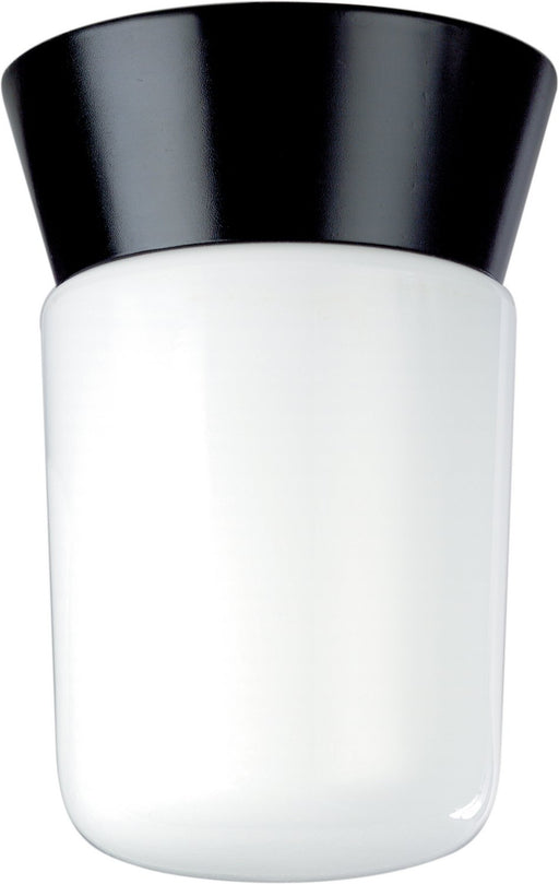 4.25" Cylinder Outdoor Flush Mount in Black