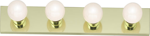 24" 4-Light Strip Bath Vanity Light in Polished Brass