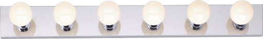 36" 6-Light Strip Bath Vanity Light in Polished Chrome