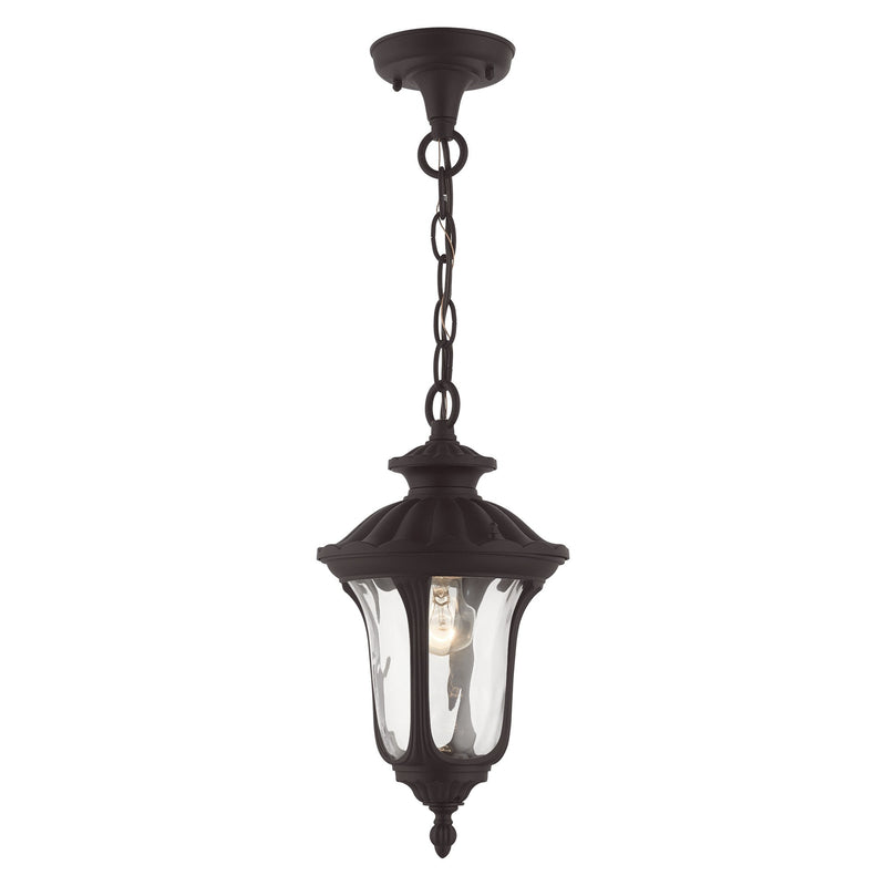 Oxford Small Outdoor Pendant Lantern in Bronze