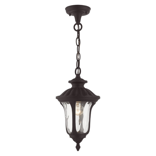 Oxford Small Outdoor Pendant Lantern in Bronze