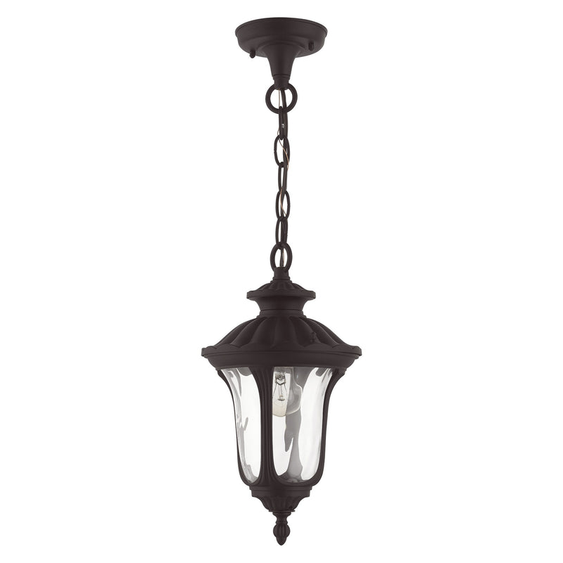 Oxford Small Outdoor Pendant Lantern in Bronze