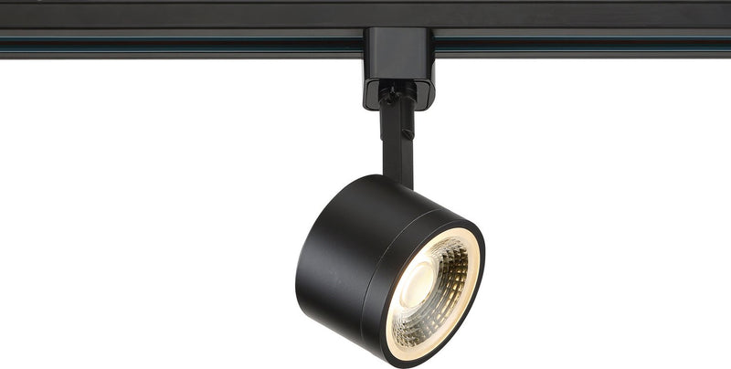 3.25" H-Type LED Track Head in Matte Black