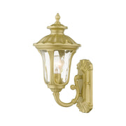 Oxford Small Outdoor Wall Lantern (Up Mount) in Soft Gold
