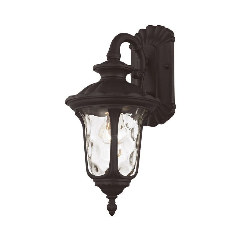 Oxford Small Outdoor Wall Lantern (Down Mount) in Bronze