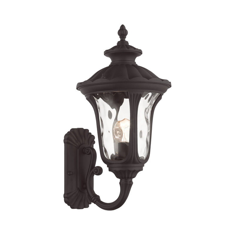 Oxford Medium Outdoor Wall Lantern (Up Mount) in Bronze