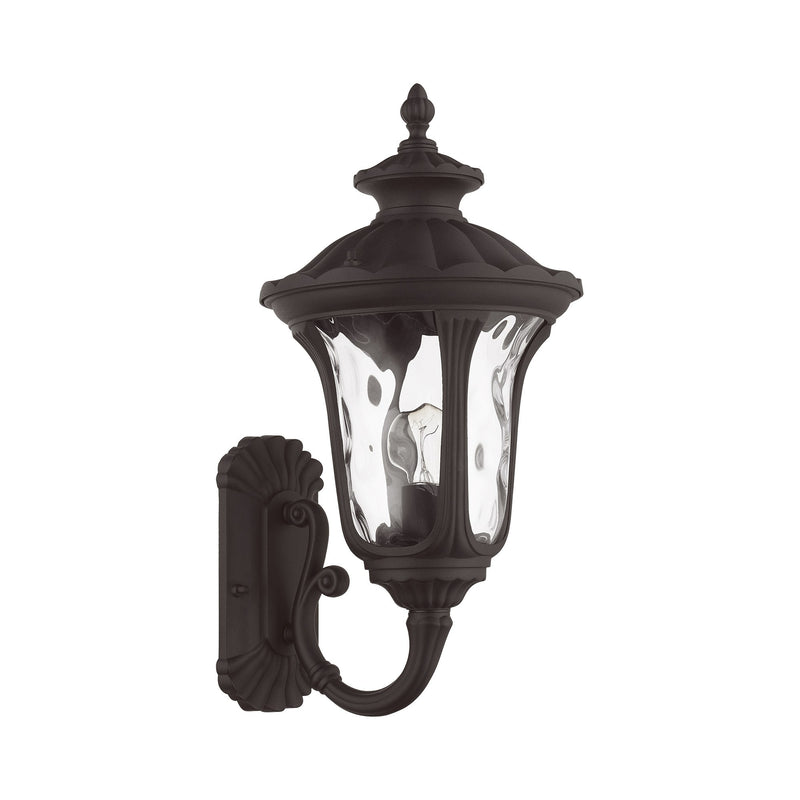 Oxford Medium Outdoor Wall Lantern (Up Mount) in Bronze