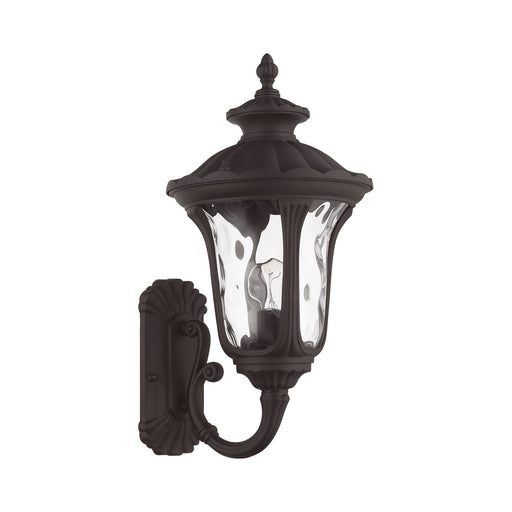 Oxford Medium Outdoor Wall Lantern (Up Mount) in Bronze