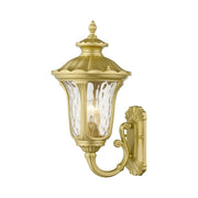 Oxford Medium Outdoor Wall Lantern (Up Mount) in Soft Gold