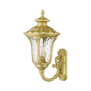 Oxford Medium Outdoor Wall Lantern (Up Mount) in Soft Gold