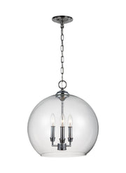 Lawler 3-Light Pendant in Chrome