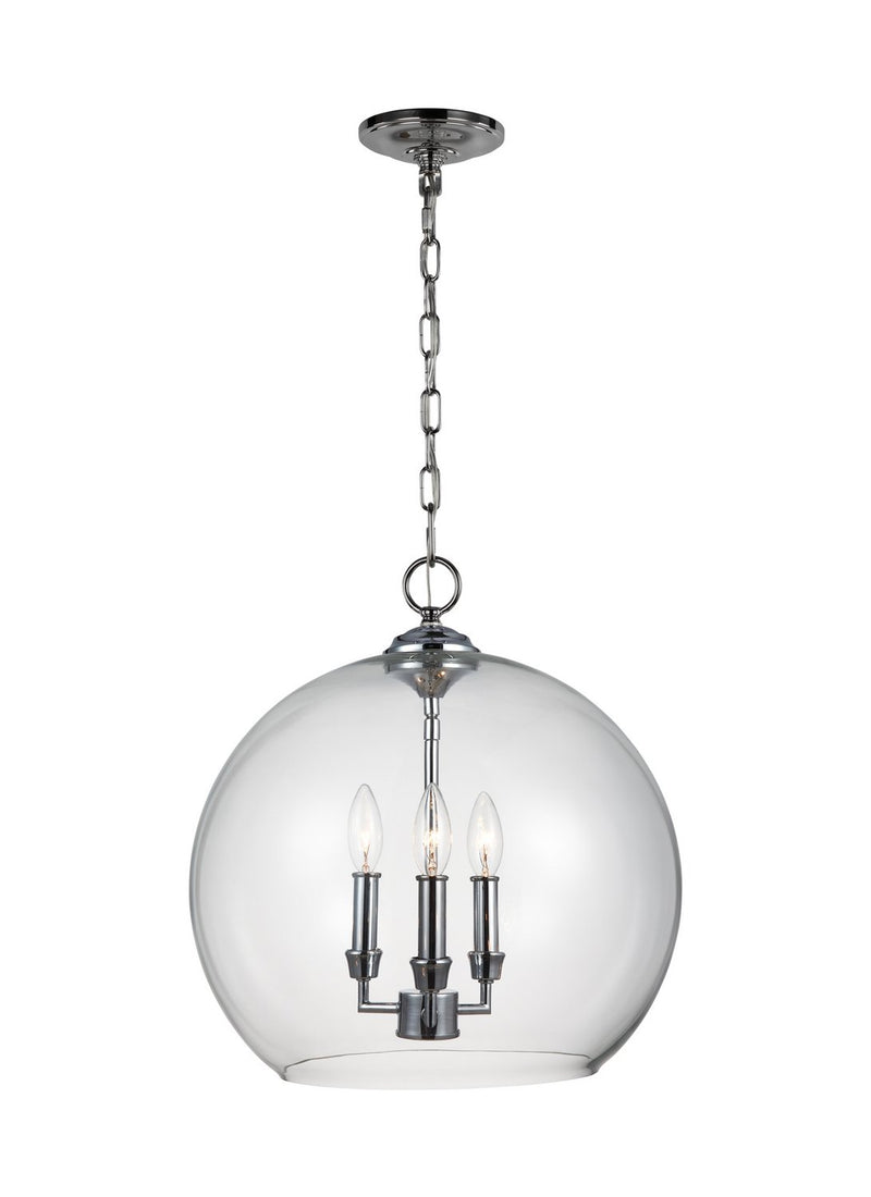 Lawler 3-Light Pendant in Chrome