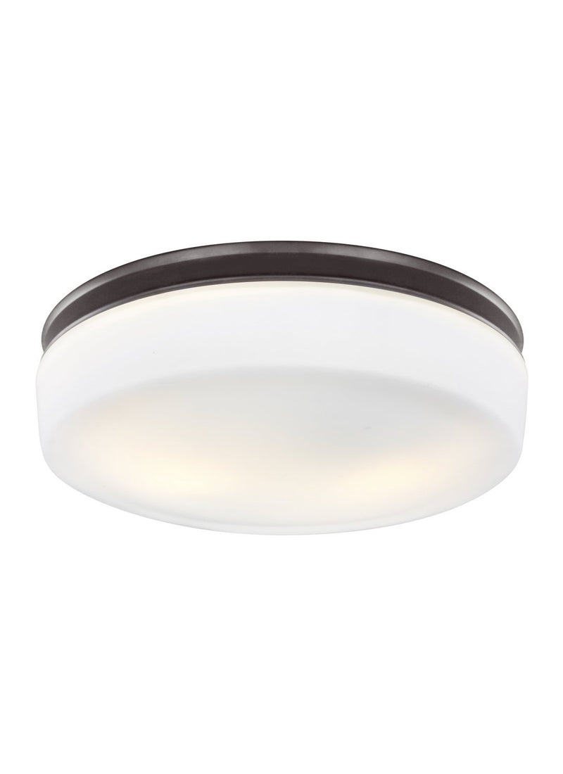 Issen 2-Light Flush Mount in Oil Rubbed Bronze