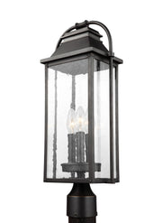 Wellsworth 3-Light Outdoor Post Light in Antique Bronze