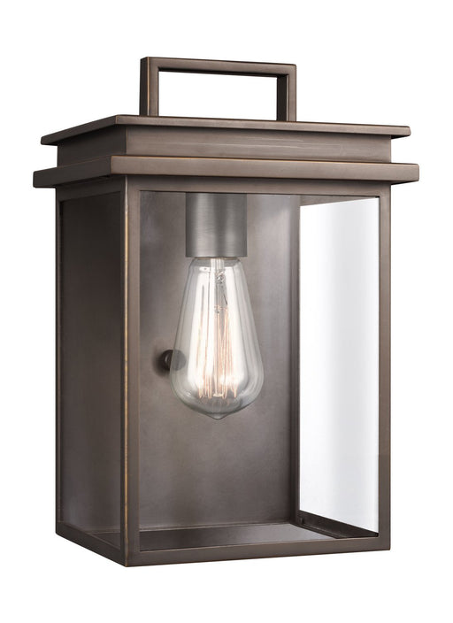 Glenview Small Outdoor Wall Lantern in Antique Bronze