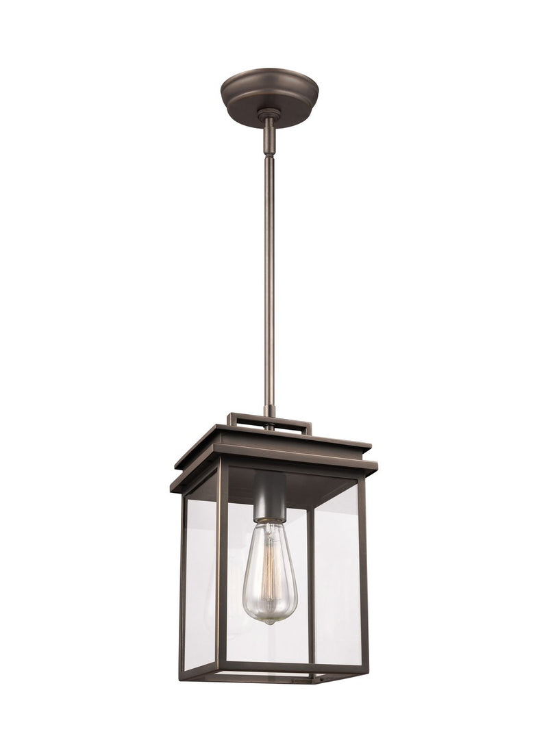 Glenview Outdoor Lantern Pendant in Antique Bronze
