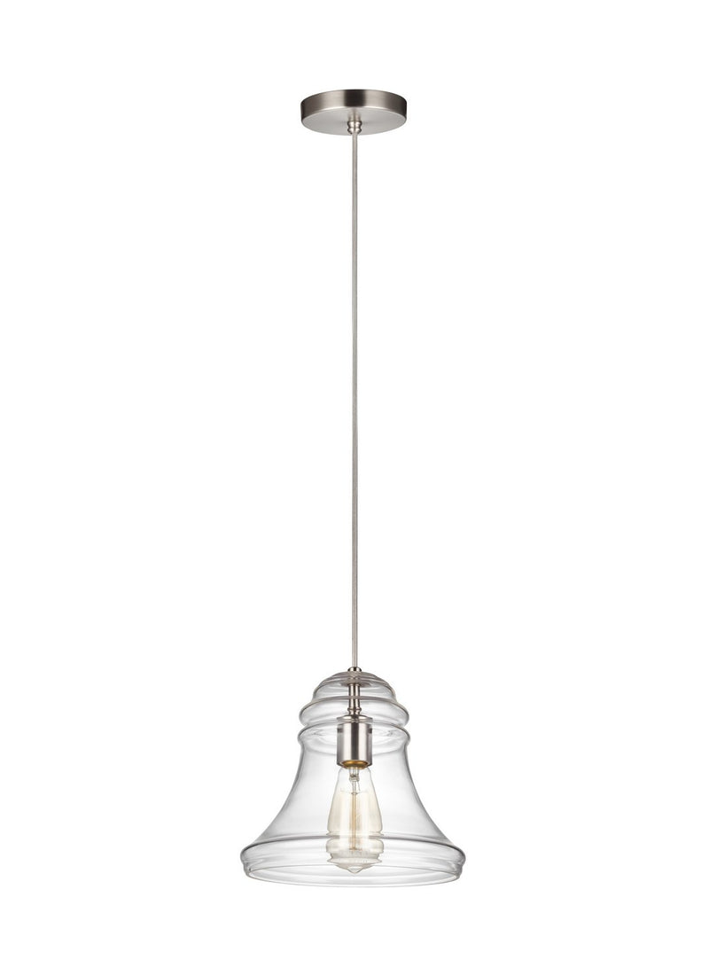 Doyle Wide Pendant in Satin Nickel