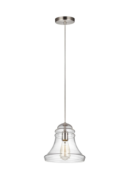 Doyle Wide Pendant in Satin Nickel