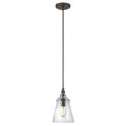 Loras Mini Pendant in Dark Weathered Iron