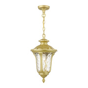 Oxford Medium Outdoor Pendant Lantern in Soft Gold