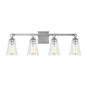 Monterro 4-Light Bath Vanity Light in Chrome