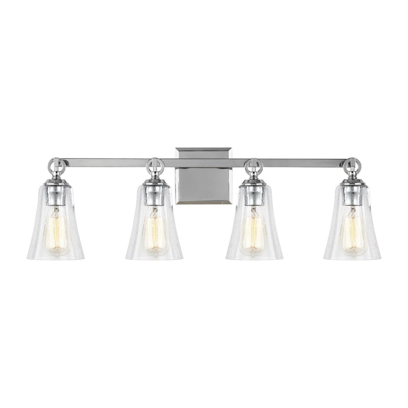 Monterro 4-Light Bath Vanity Light in Chrome