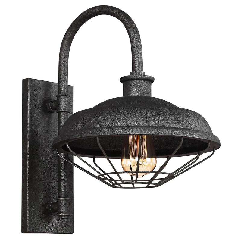 Lennex Wall Sconce in Slate Grey Metal
