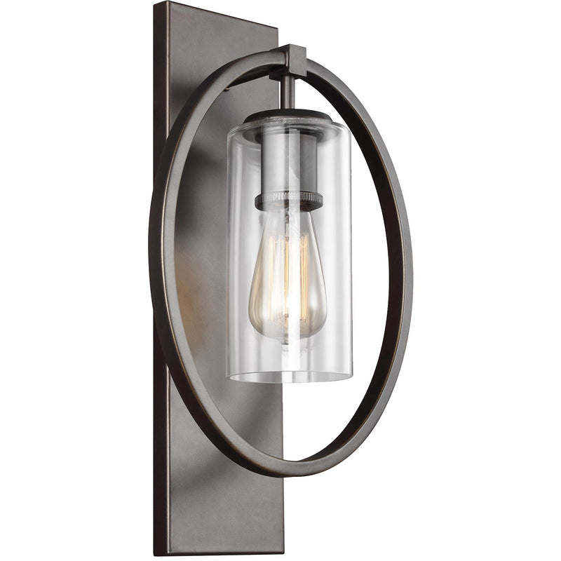 Marlena One Light Wall Sconce in Antique Bronze