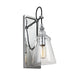 Loras One Light Wall Sconce in Chrome