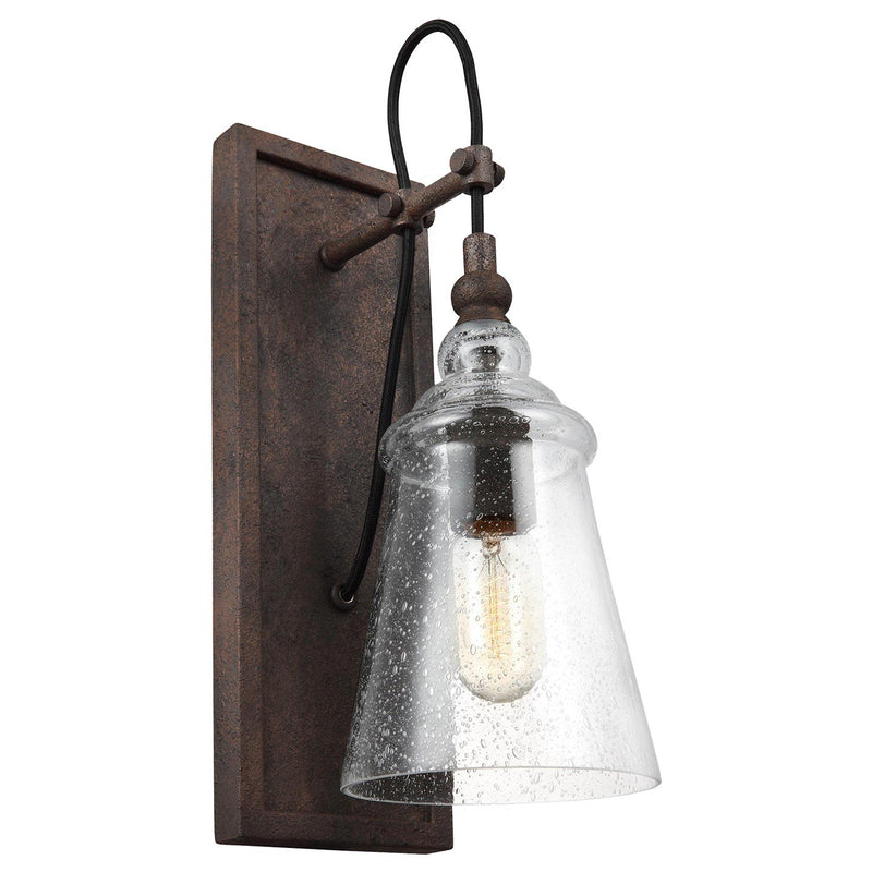 Loras Wall Sconce in Dark Weathered Iron